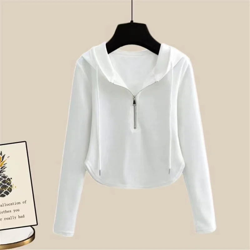 

Женские толстовки большого размера с капюшоном Urbana Estampada Divertida Stitched Fem, молодежная толстовка Popluar на полумолнии, осень-зима, современная