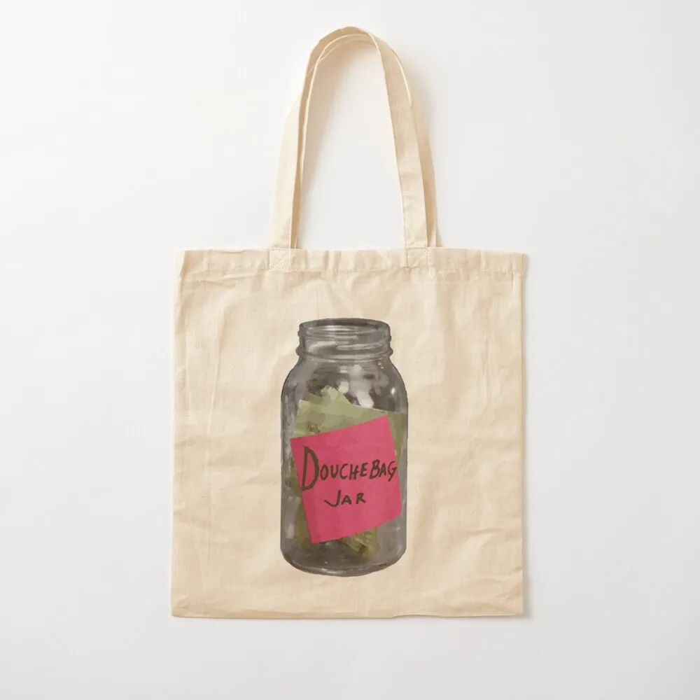 

New Girl - Douchebag Jar Tote Bag female bag custom university shopper women Canvas