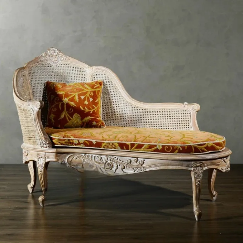 

Sofa chair sofa American retro recliner old high-end luxury European concubine chair