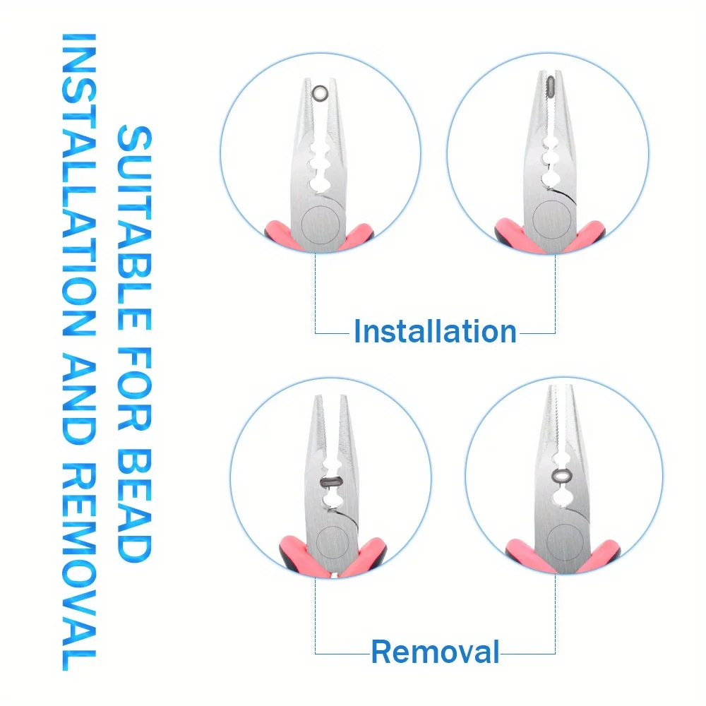 3 Holes Mini Plier For Micro Nano Ring/Links Feather Hair Extensions opener and Removal Tool Hair Pliers Extension Tongs Tools