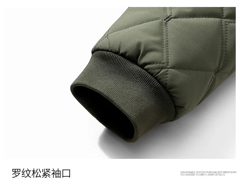 Plus Size M-8XL Turn-down Collar Men Parkas Comfortable Thicken Warm Outerwear Fashion All-match Cotton Jackets Winter Quality