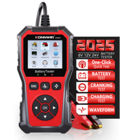 2025 KONNWEi Car Battery Tester Fault Code Clearance Battery Information Monitoring Startup Test Car Battery Charging Scan Tool