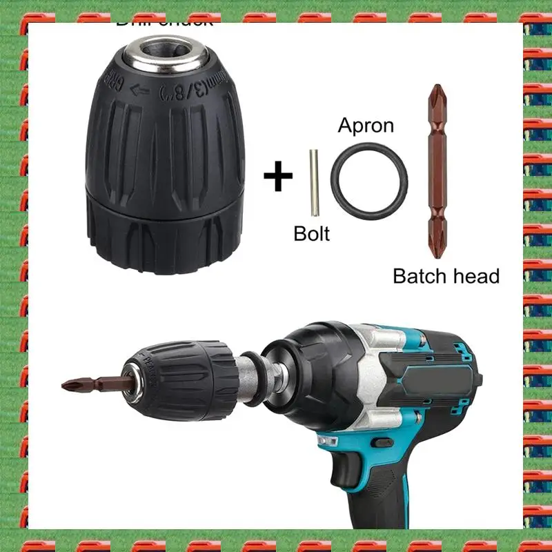 14Pcs Electric Impact Wrench Hexs Socket Adapter Kit Drill Chuck Drive Adapter  For Electric Drill Wrench Screwdrivers