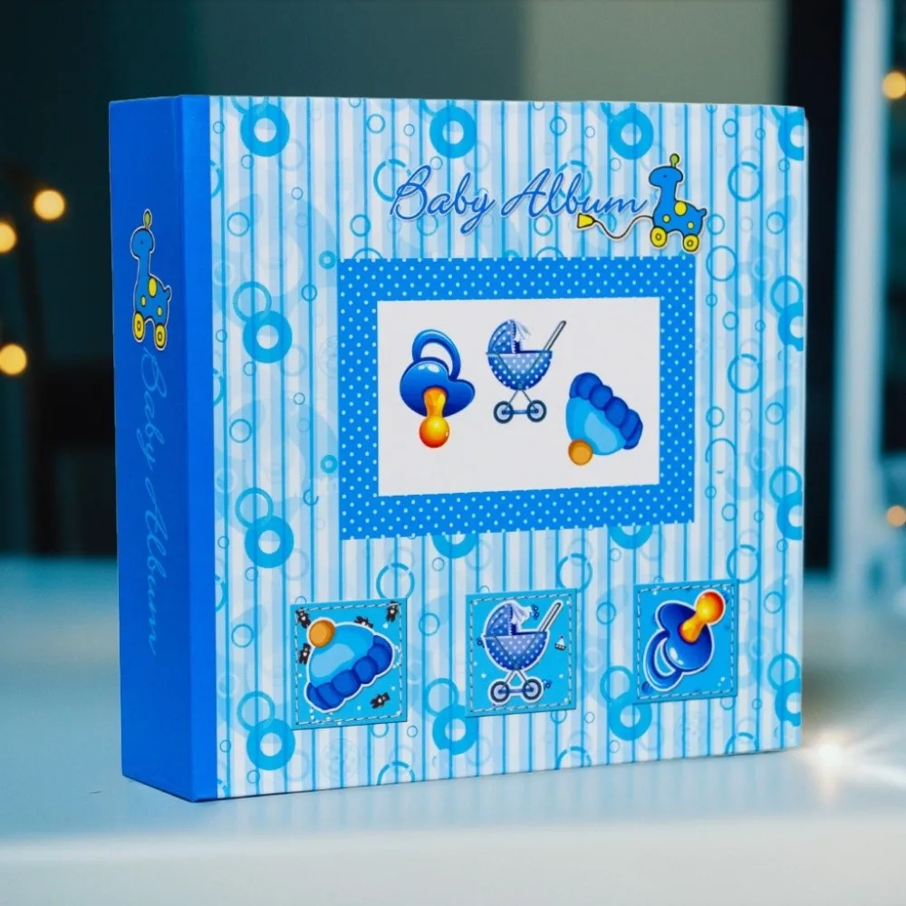 6 Inch 200 Pockets Photo Album Laminated Insert Pocket Slip-in Picture Albums Large Capacity Scrapbook Album Photo Collection