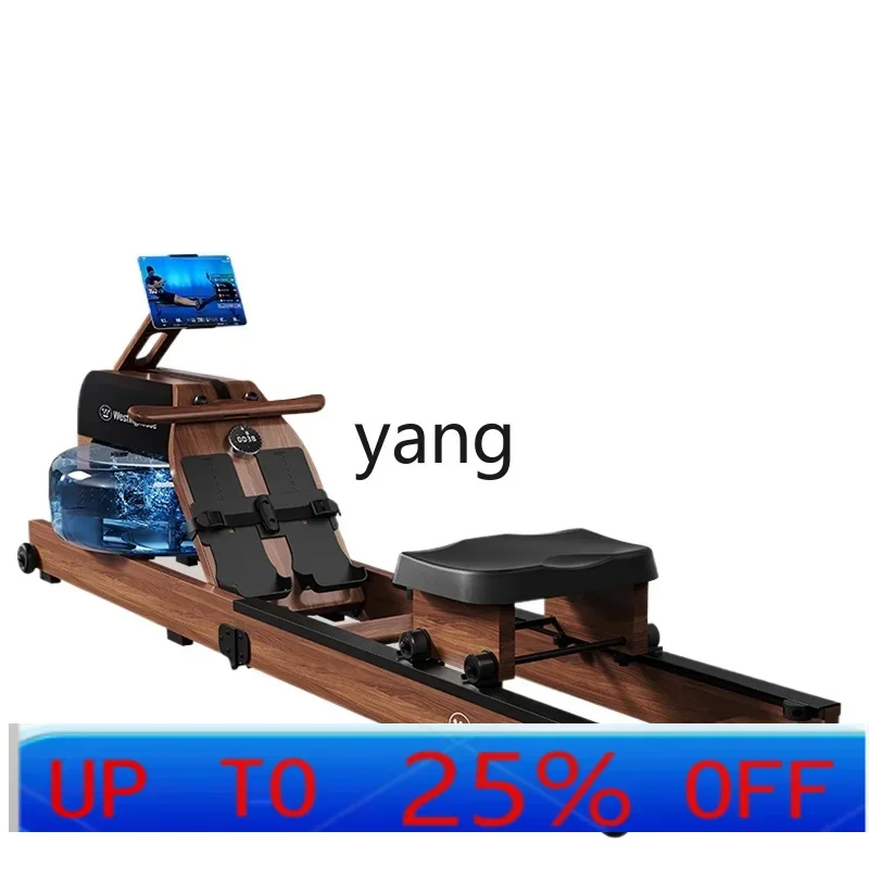 

Lhh Smart Water Magnetic Double Resistance Rowing Machine Household Foldable Indoor Aerobic Gym Equipment