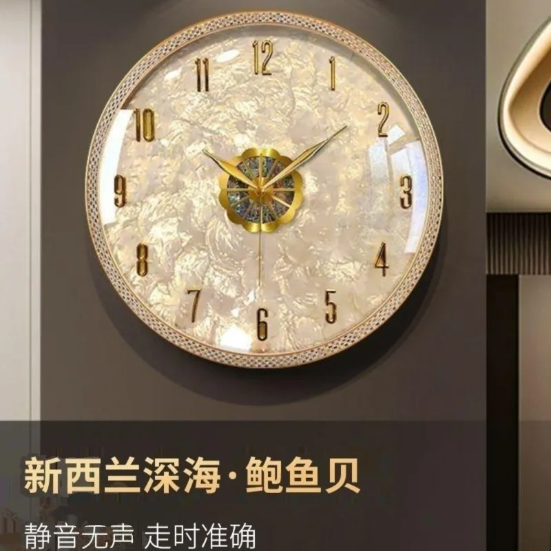 Light luxury living room living room clock high-end sense clock Internet celebrity home 2026 new