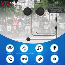 VR Robot M7 Helmet Bluetooth 5.0 Headsets Wireless Motorcycle Headphones Stereo Music Speaker Outdoor Handsfree Mic For Moto