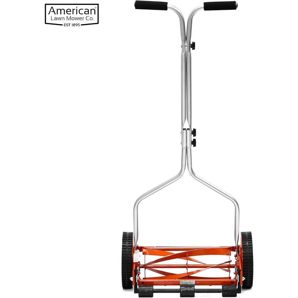 Imagem -06 - Push Reel Lawn Mower Vermelho 120414 14 4-blade