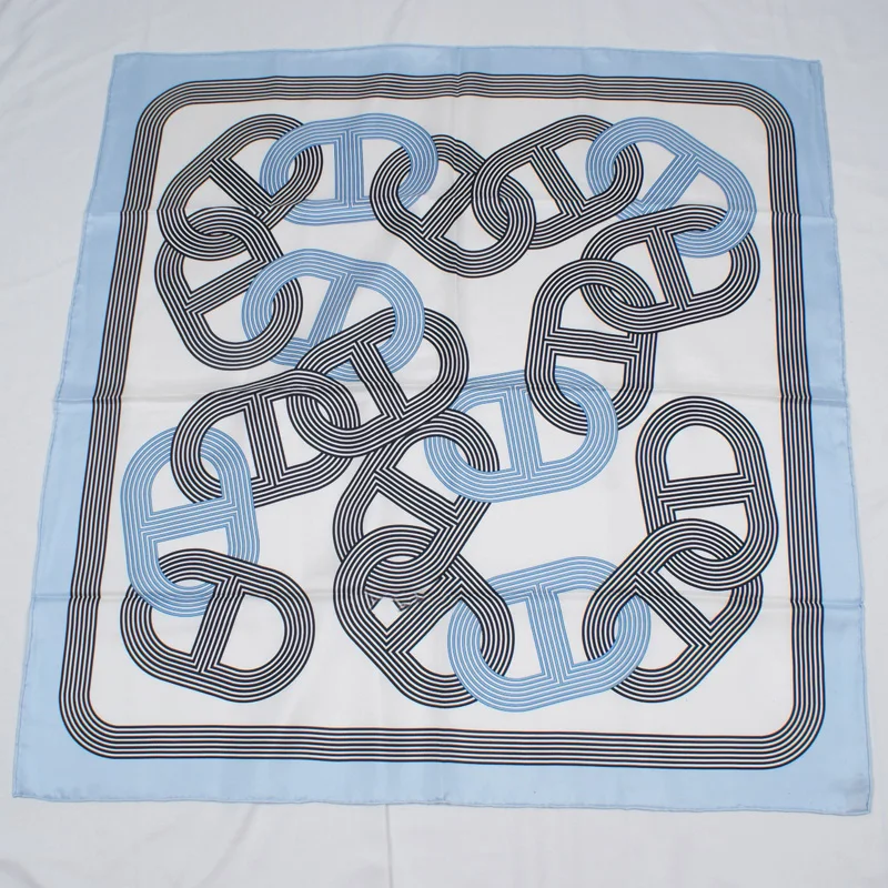 Large Square 100% Real Silk Scarf Foulard 35\