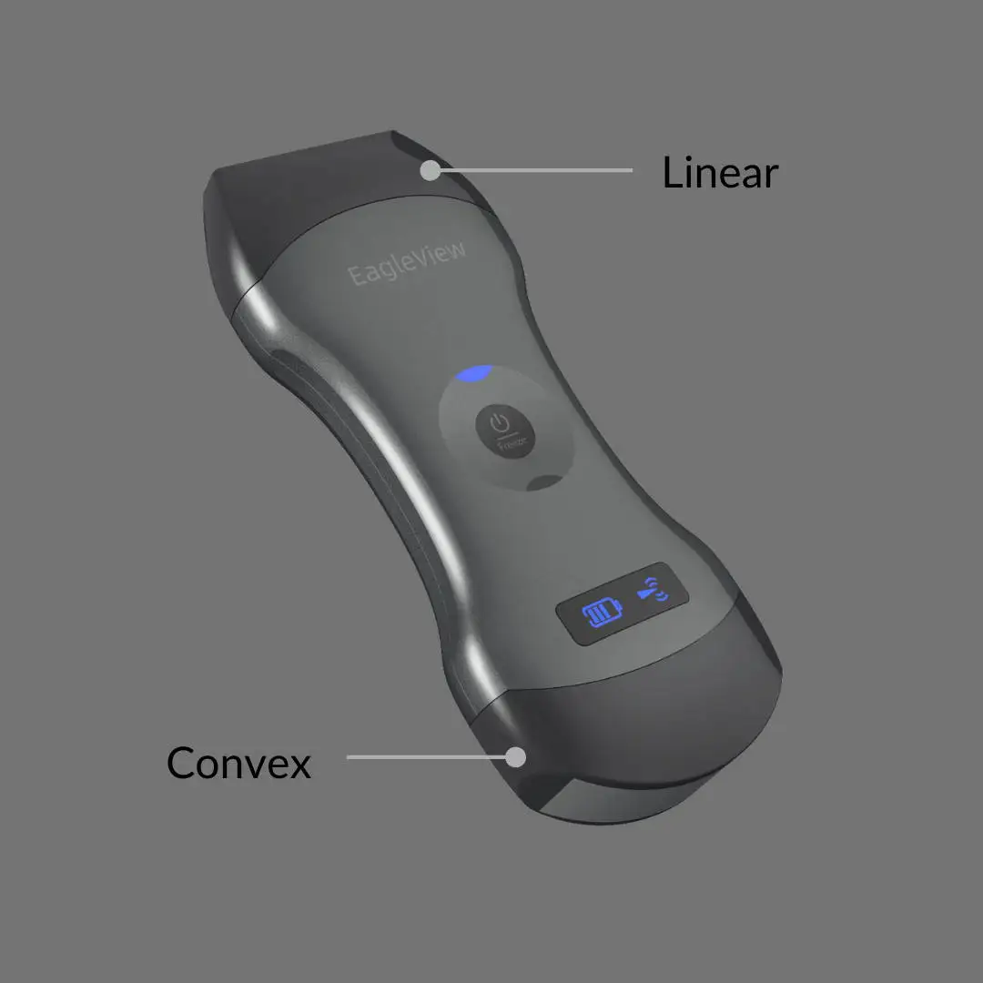 New 128 Elements Physiotherapy Doppler Wireless Handheld Ultrasound Vascular USB Scanner Double Linear for Full-body Diagnostic