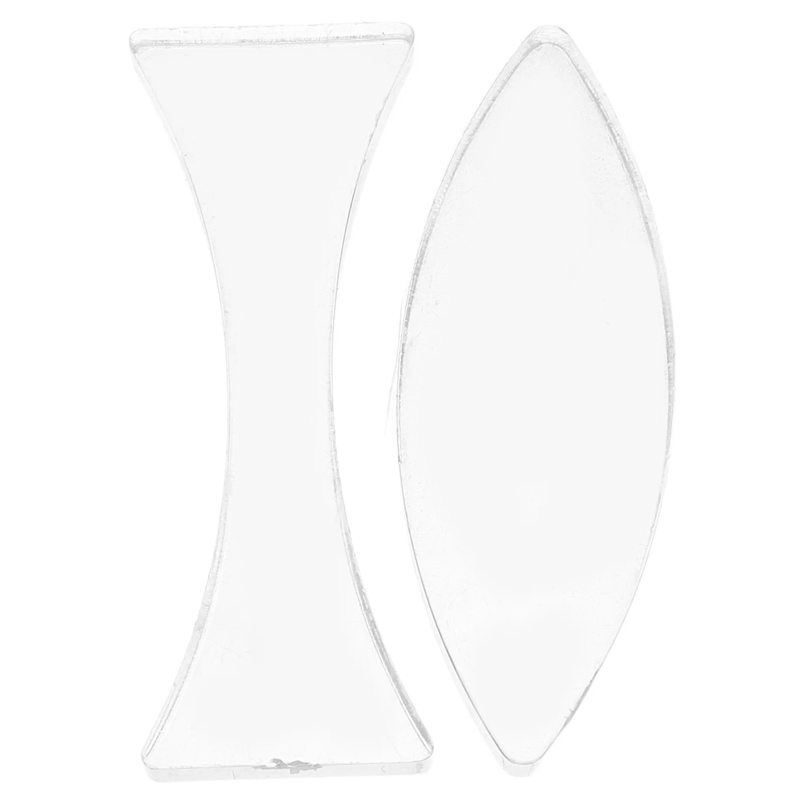 2 قطعة مجموعة عدسات بصرية قسط الاكريليك الفيزياء وسائل تعليمية انكسار الضوء تجربة طالب تعلم هدية عدسة بصرية #4