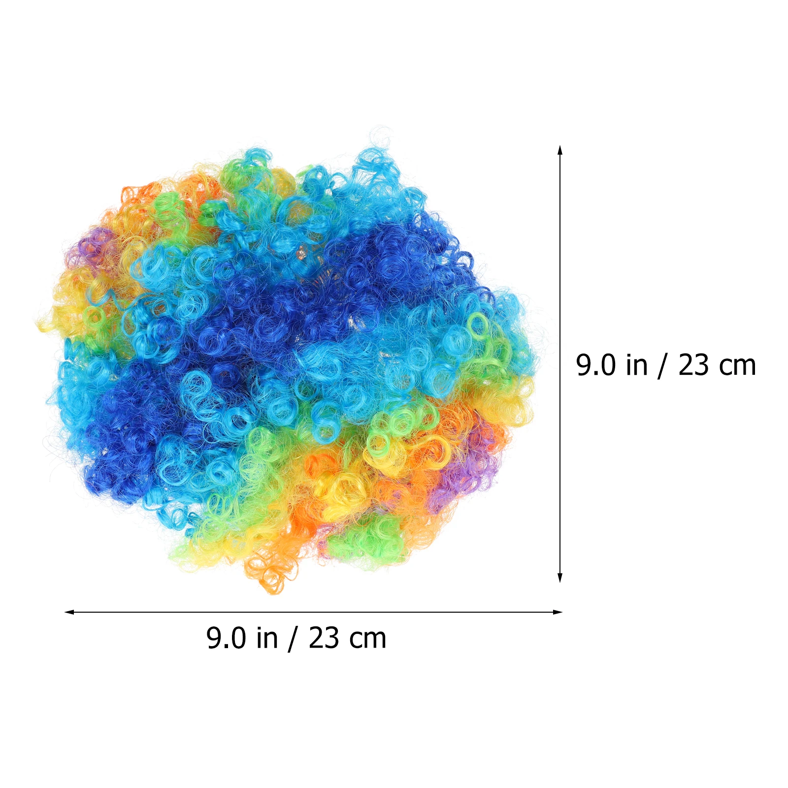 

Clown Props Set Nose Costume Accessory Curly Hair Halloween Masquerade Carnival Novelty Gag Toys