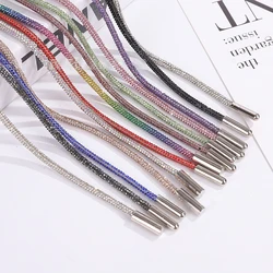 1Pairs Rhinestone Glitter Rope, Crystal Bling Bling Shoe Laces for Sneakers, Drawstring Cords Replacement for Sweatpants Shorts