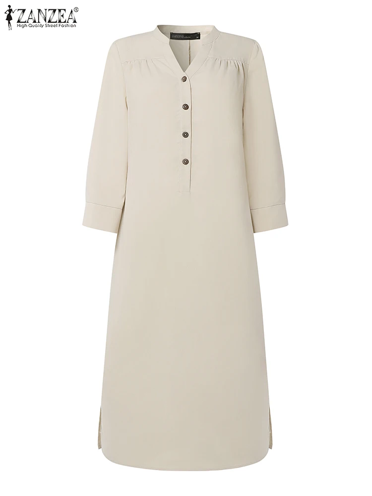 Zanzea Side-Slit Ca… - image