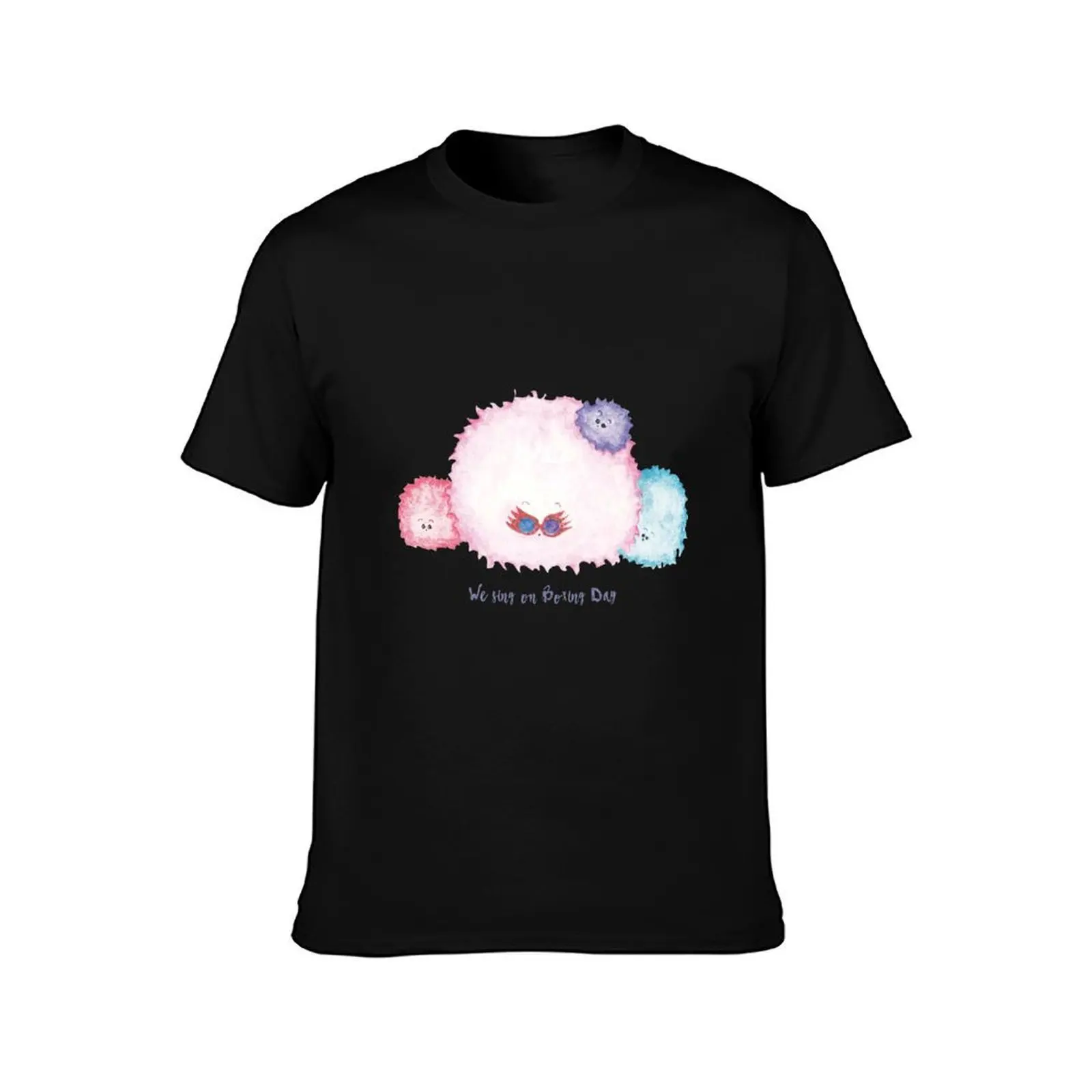 A Pygmy Puff with Luna Lovegood Soul wearing spectrespecs T-Shirt Basic Plain Short Sleeve Crew Neck Tee T-Shirt