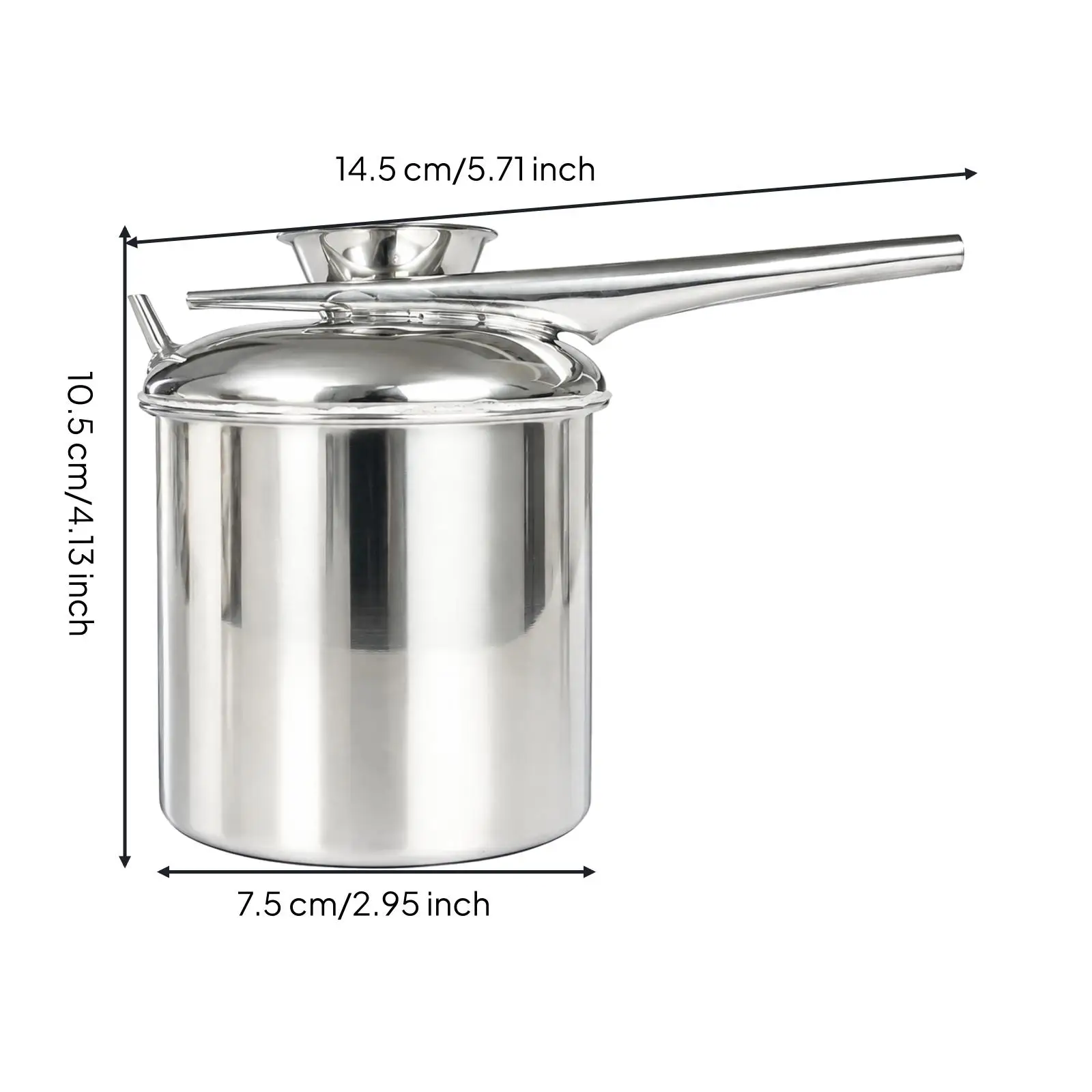 Precision Ceramic Glaze Sprayer Stainless Steel Tool for Applying Liquid Color to Small Ceramic Pot and Succulent Pot Surfaces