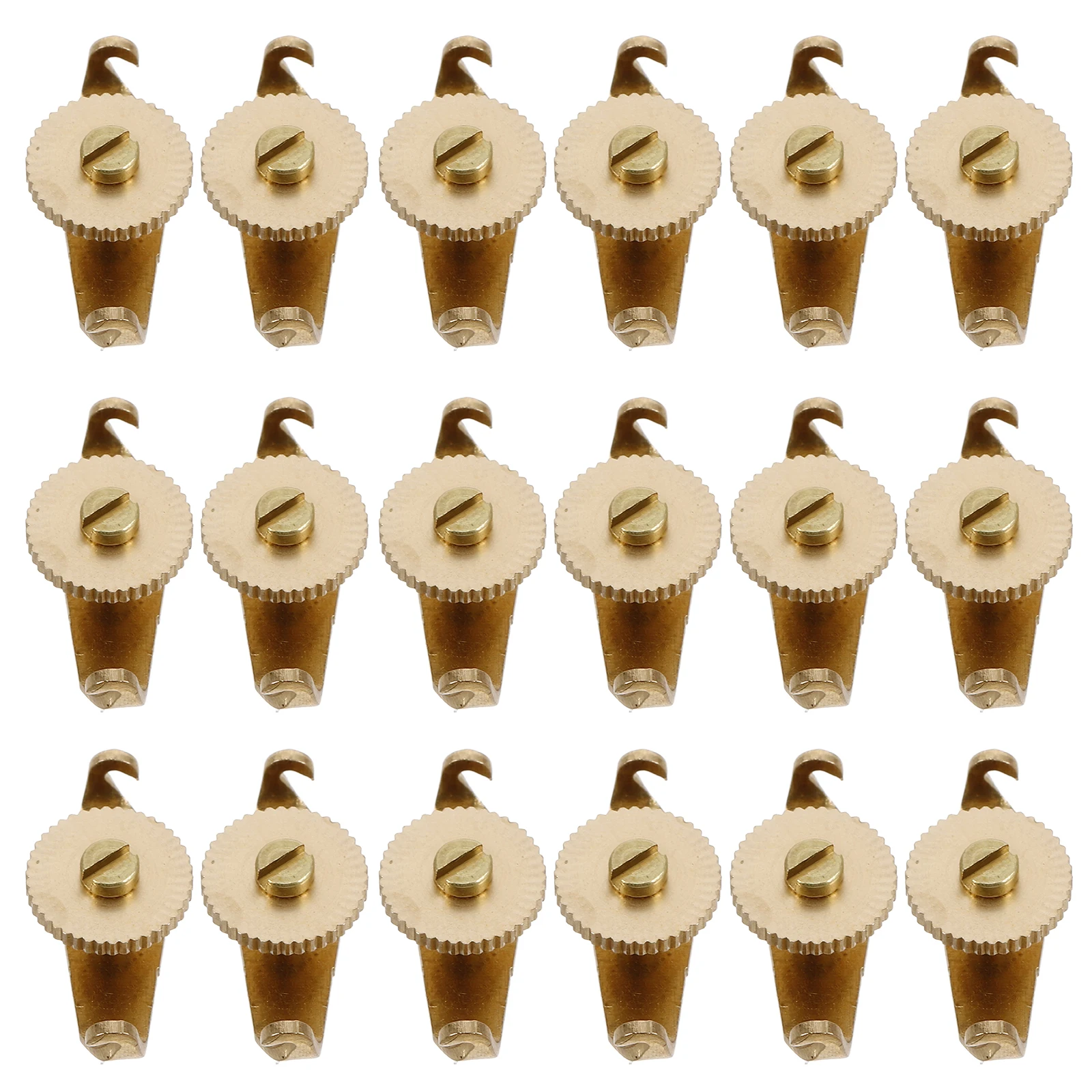 

20pcs Erhu Tuner Copper Sturdy Lightweight String Instruments Accessories Tuning Tool for Chinese Violin Adjuster Erhu