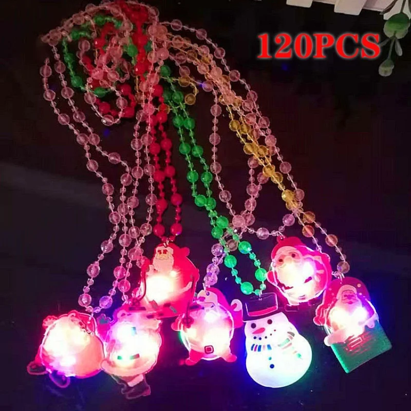 12-60 Stück Halloween LED Leuchtende Kürbis-Fingerringe Armbänder Weihnachts-Uhren Halsketten-Set Leuchtstäbe Party-Zubehör Rave-Accessoires – Detail 1