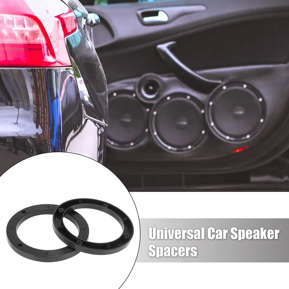Durable 4/5/6.5 Inch Speaker Spacer Pad Universal Plastic Speaker Spacer Ring Black Speaker Gasket For Autoradio - view 2