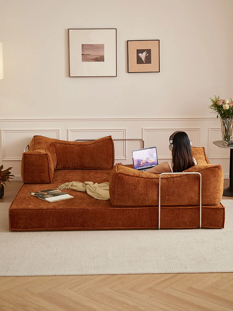 Customizable Multifunctional Transformable Sofa  New Choice for Home Comfort Frameless Teddy Sofa