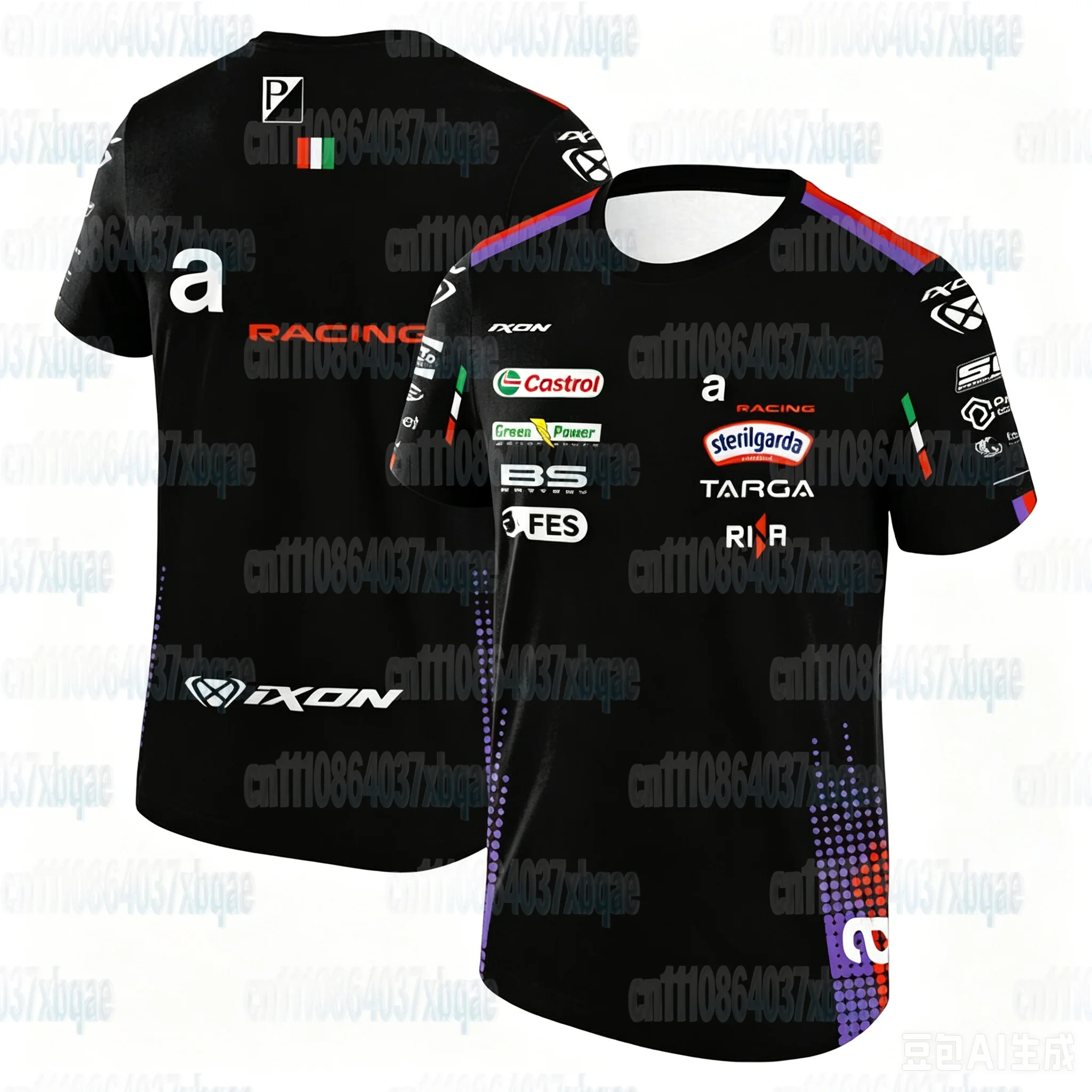 2026 Marco Bezzecchi 72 Replica Team T-Shirt Martín 89 Fahrer Schnelltrocknendes Kurzarm-Oberteil Sport-T-Shirts Moto FamilyMatching – Detail 5