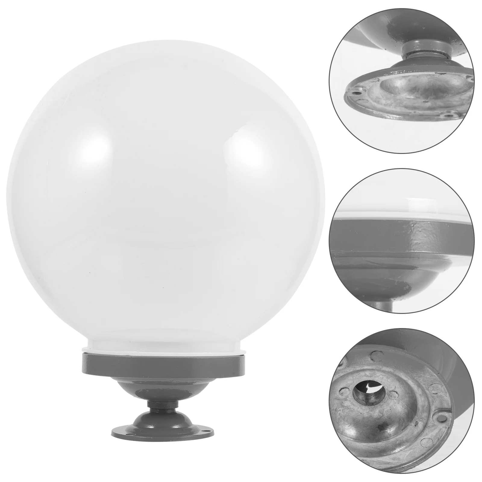 

Light Covers Courtyard Wall Pillar Decorative Lamps Garden Ball Street Accessories Globe Lights Square Seat Patio Decking Post