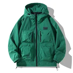 180KG Black Waterproof Windbreak Cargo Jackets Plus Size 12XL Fashion Casual Solid Color Jackets Big Size 11XL Coats Male