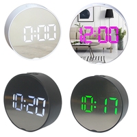 LED Digital Alarm Clock USB Electric Desk Bedside Clocks With Snooze Date Temperature 12/24Hour For Bedroom Office