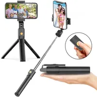 K07 Bluetooth Wireless Remote Selfie Stick Extendable Foldable Handheld Monopod Selfie Stick Tripod Stand Holder For IOS Android