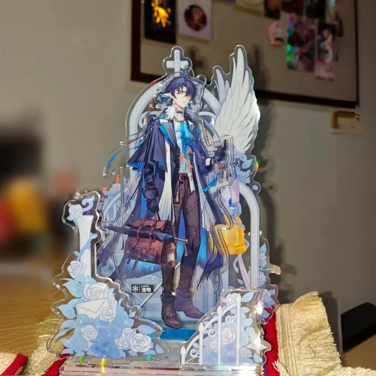 Arknights Lumen Anime Figur Acryl Stand Modell Platte Schreibtisch Dekor Stehendes Schild Desktop Fans Geschenk