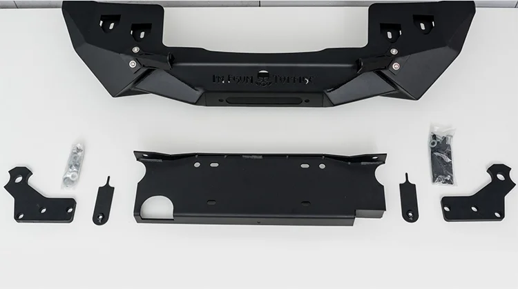 Parachoques delantero para Jeep Wrangler, parachoques de competición de metal reforzado sin daños, 2007-2017 JK