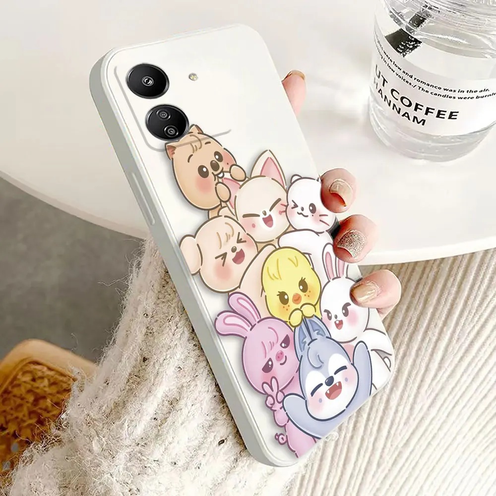 Coque Xiaomi Redmi Note 9 Pro/9S Avec Motif Kpop Stray Kids Skzoo - Housse Silicone TPU Anti-choc
