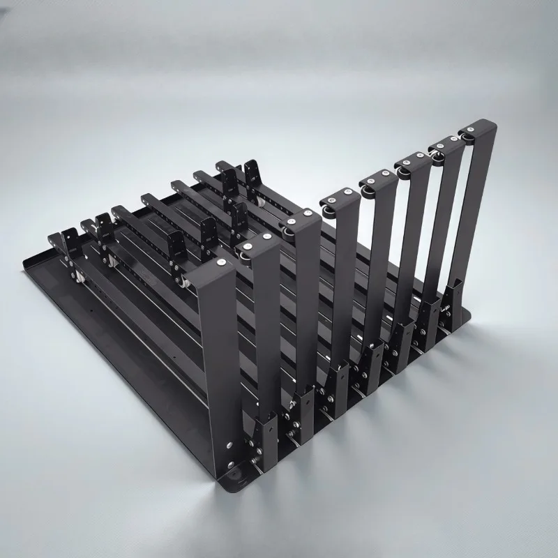 

Tile pulling display stand, rock slab marble adjustable push-pull large slab shelf, sample floor-to-ceiling display cabinet, sup