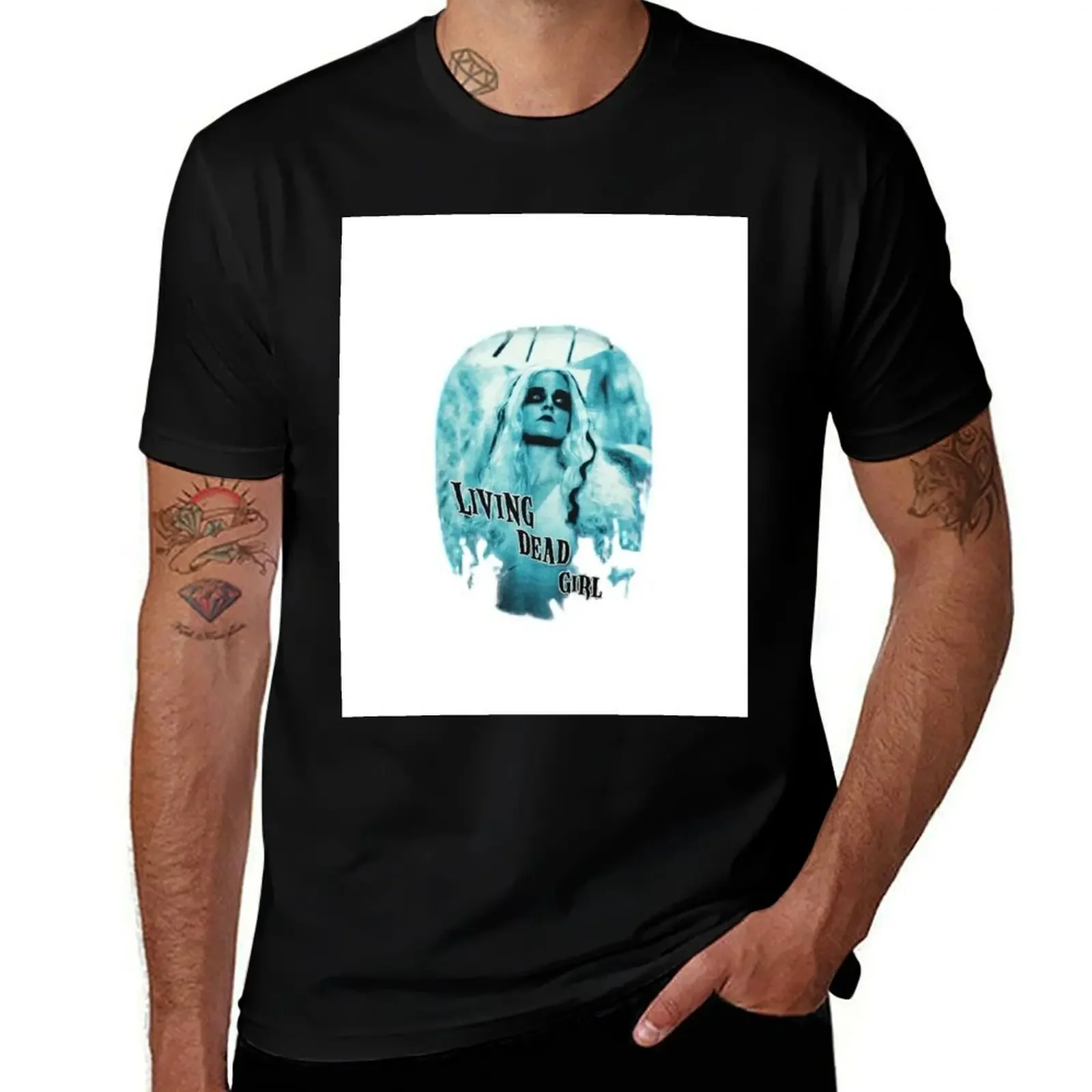 

Rob Zombie Hellbilly Deluxe Era Living Dead Girl T-Shirt luxury t-shirt blue archive t shirt men