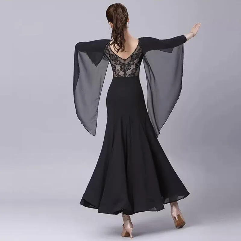 Ballroom Dance Competition Dress 2023 New Elegant  High-End Temperament Modern Practice Costumes Standrad Women Waltz Clothes