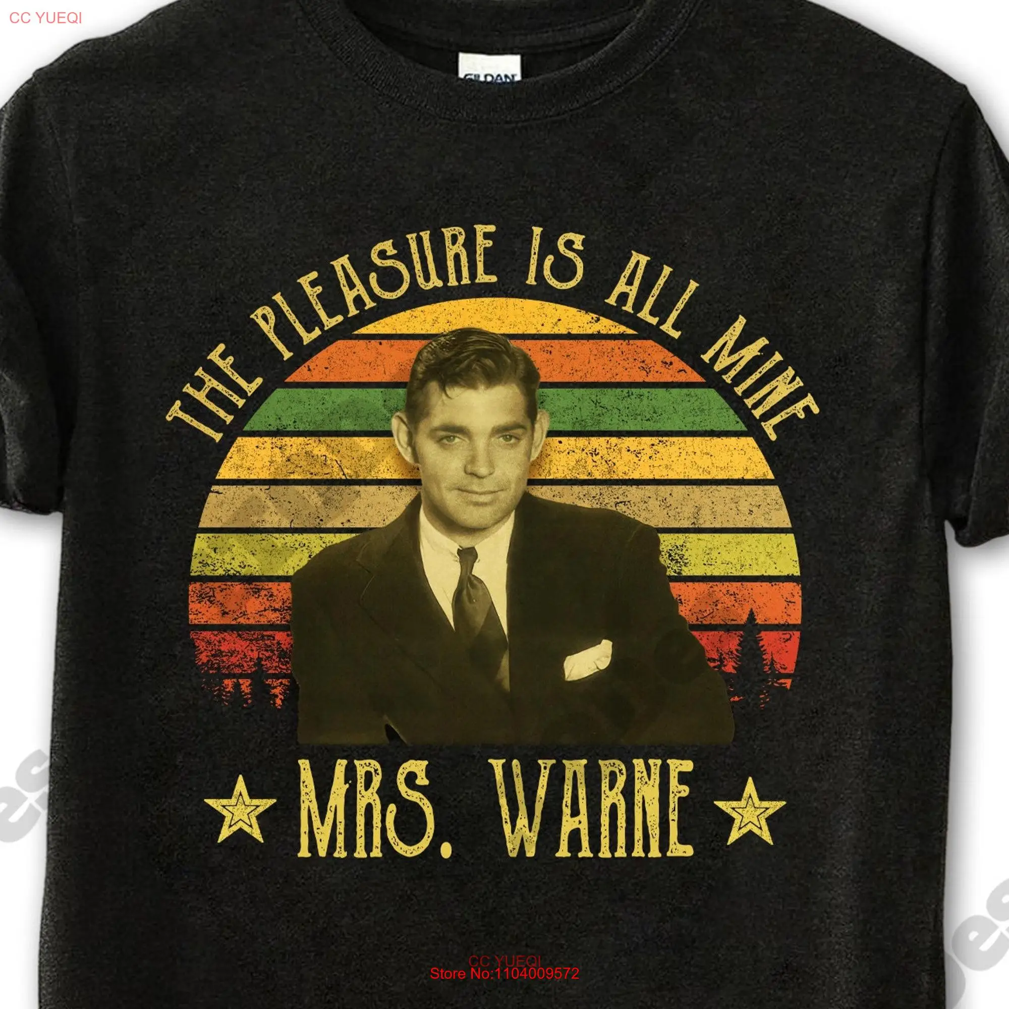 It Happened One NighT T Shirt The Pleasure Is All Mine Vintage Movies Quote  long or short sleeves