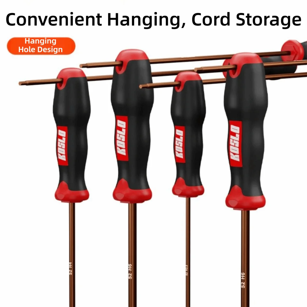 New Internal Hex Hexagonal Screwdriver Straight Shank H2.5/4mm Hexagonal Wrench Extended Length Repair Tools