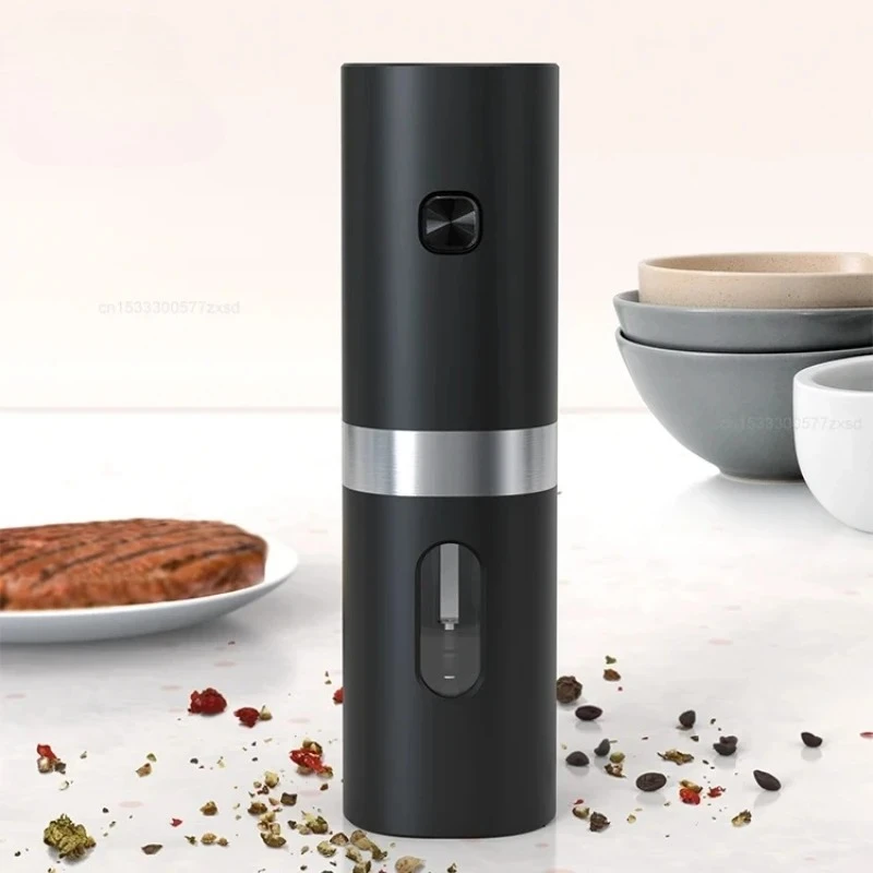 

Circle Joy Automatic Salt Pepper Grinder Set Electric Rechargeable Base Adjustable Coarseness Mills Household Multi-use