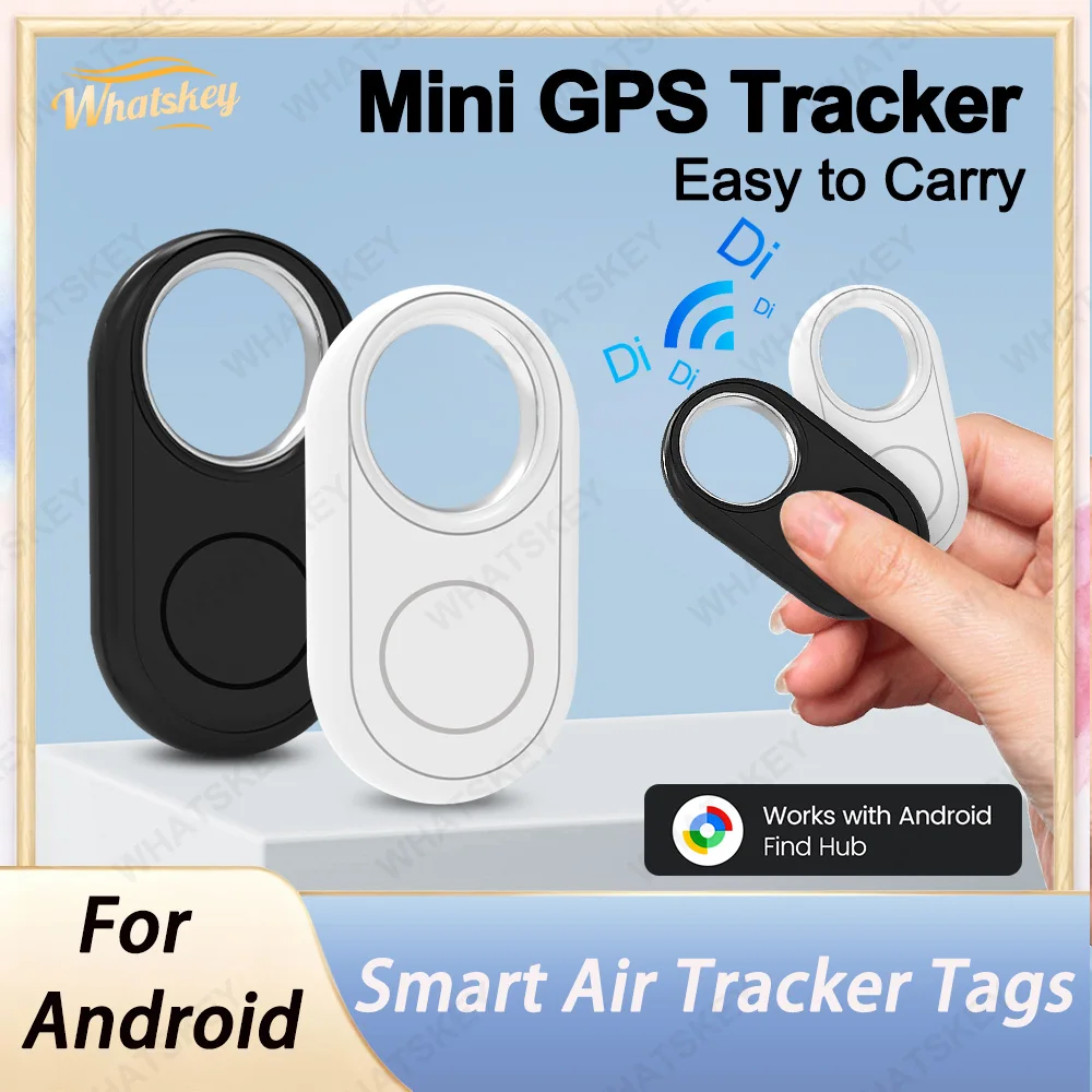 

GPS-трекер для Samsung Xiaomi Android работает с Google Find Hub Bluetooth-локатор Finder Глобальное позиционирование Анти-потерянная смарт-тег