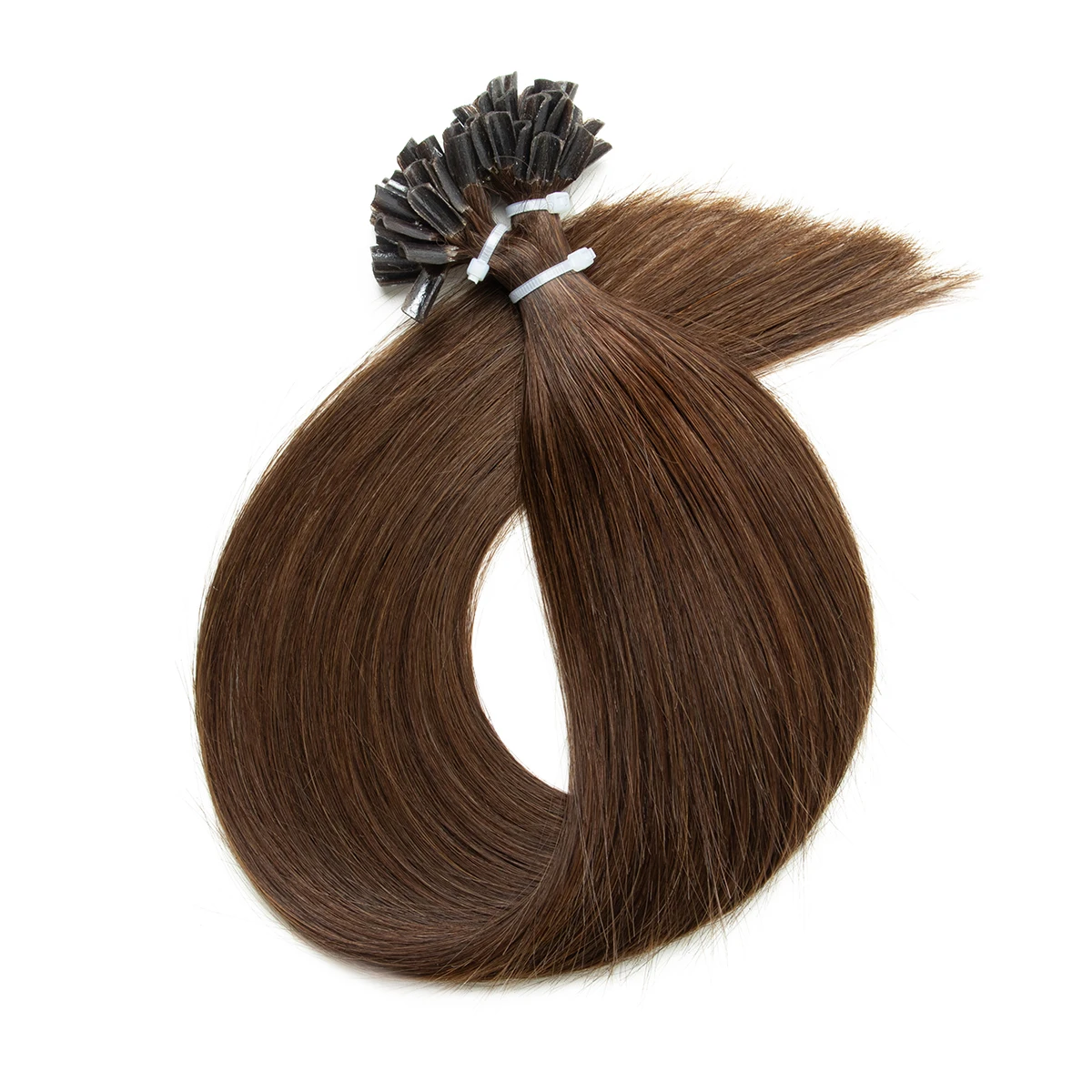 Remy Nail U-Tip Haarverlengingen 100% Echt Haar Machine Keratine Getipt Recht Haar Lijmloos Eenvoudig te Installeren DIY Kit voor Salon