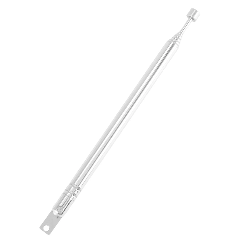 3X Replacement 39Cm 6 Sections Telescopic Antenna Aerial For Radio TV