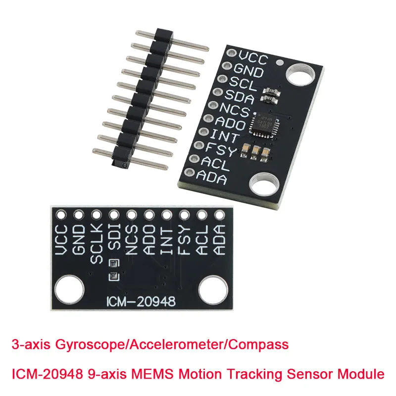 ICM-20948 9-axis MEMS Motion Tracking Sensor Module 3-axis Gyroscope/Accelerometer/Compass Low Power CJMCU-20948 ICM20948