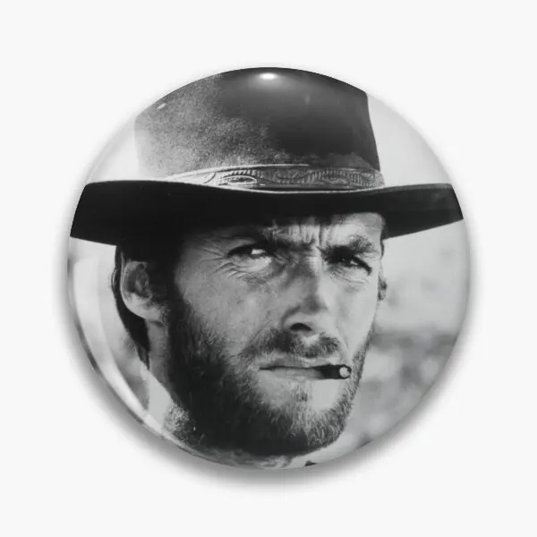 Clint Eastwood Eyes  Customizable Soft Button Pin Cute Metal Funny Collar Decor Gift Jewelry Badge Lapel Pin Hat Women Clothes