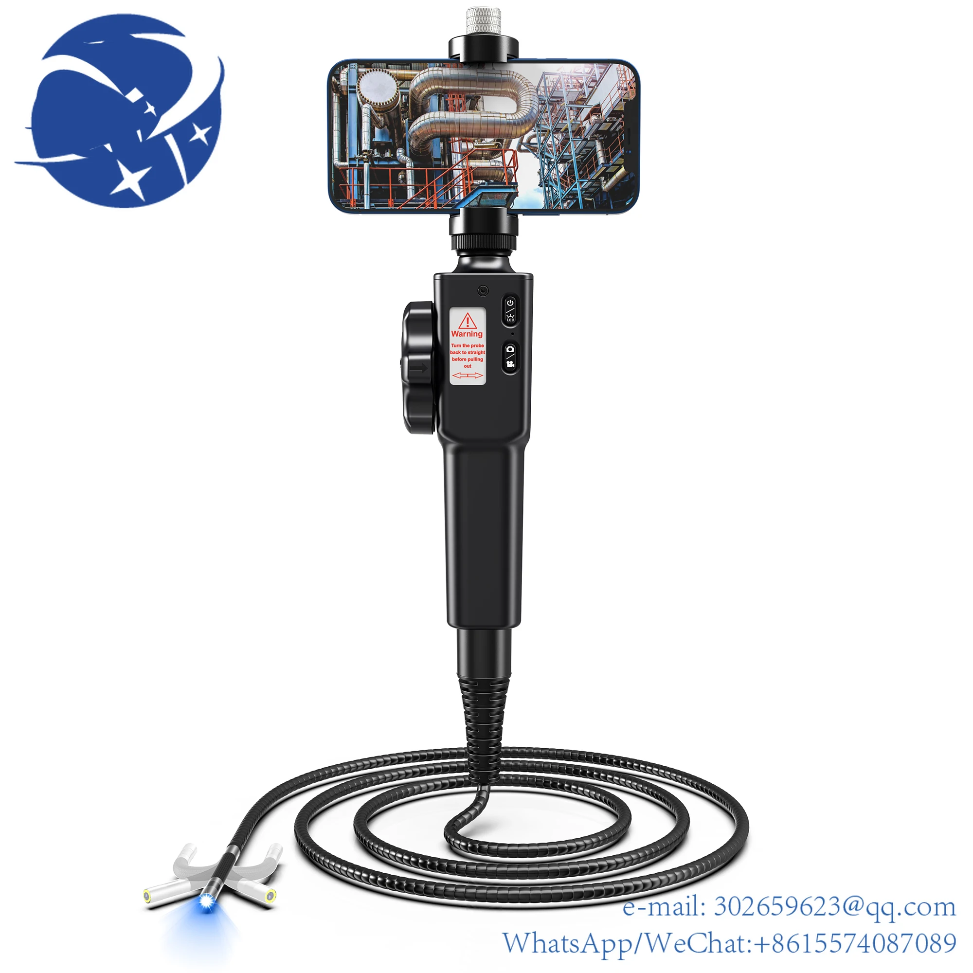 

yyhc Handheld inspection video borescope smartphone automatically generate a test report Automotive Diagnostic Tool