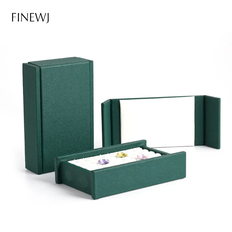 Portable Gems Holder Container Loose Diamond Display Tray Organizer Carrying Case Magnetic Lid Collection Stone Storage Showcase