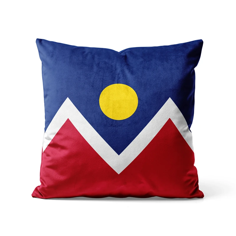 Gaslight Gatekeep Girlboss Denver Colorado Throw Pillow Covers Cushion Cases Pillowcases for Sofa Home 45cm x 45cm