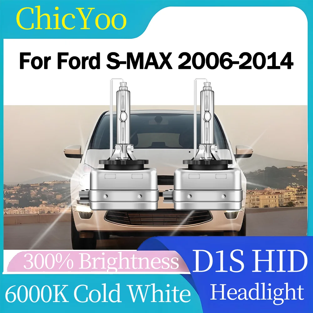 

2 шт. ксеноновые фары D1S HID ксеноновые лампы 12 В автомобильные фары 6000 К для Ford S-MAX 2006 2007 2008 2009 2010 2011 2012 2013 2014