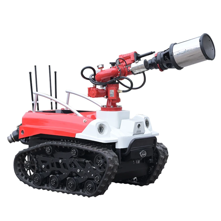 DIMA Mobile Autonomous Automatic Elevation Fire-fighting Robot for Tunnel Pipeline Rescue