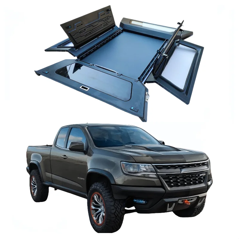 for Chevrolet Colorado ZR2 / Bison Tremor pickup truck bed cover Three doors openroller cover toner cover