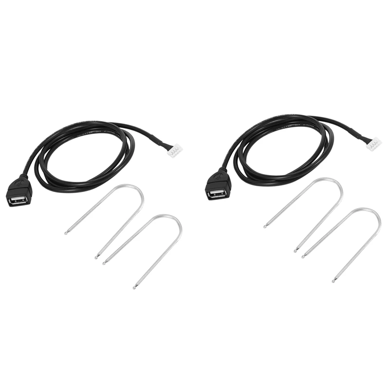 

2 шт., USB-кабель для Citroen C2/C3/C4/RD9/RD43/RD45